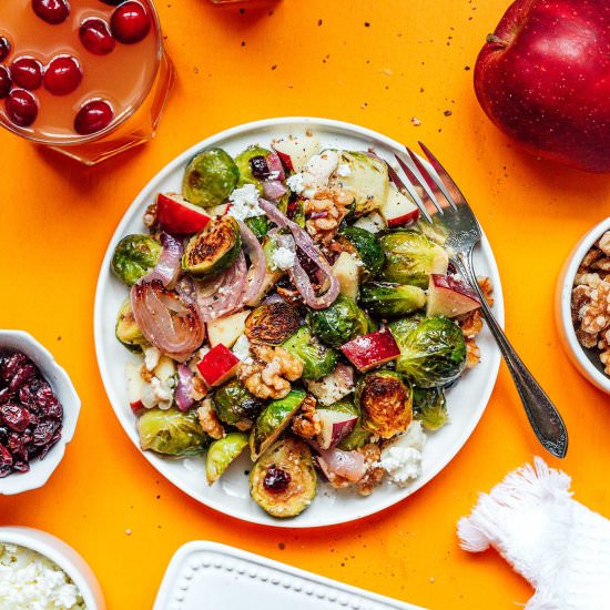 Roasted Brussels Sprout Salad