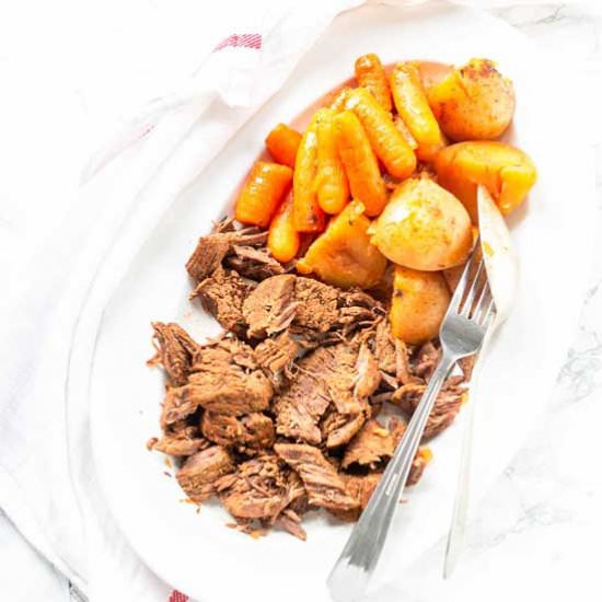 Pot roast with potatoes