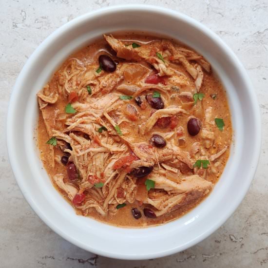 Slow Cooker White Chicken Chili