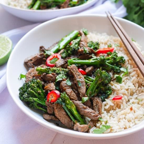 Vietnamese Beef & Broccoli Stir-Fry