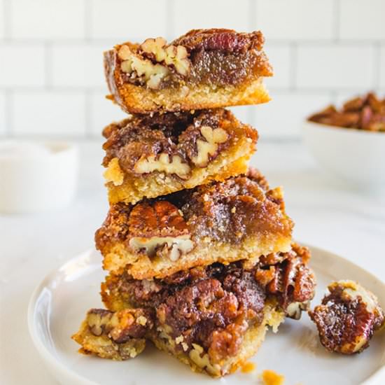 Maple Pecan Pie Bars