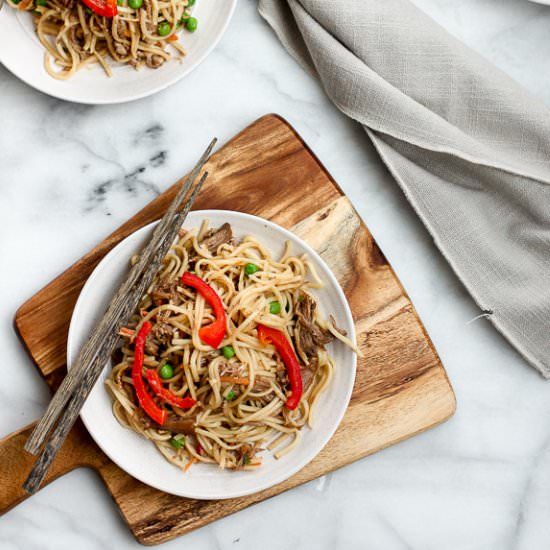 Make Your Own Takeout: Pork Lo Mein