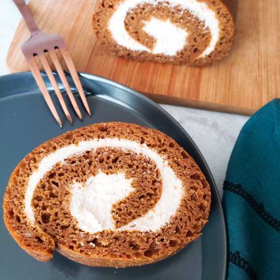 Healthy Pumpkin Roll