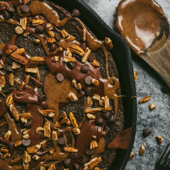 Chocolate Turtle Brownie