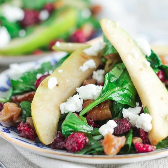 Spinach Salad with Cranberries