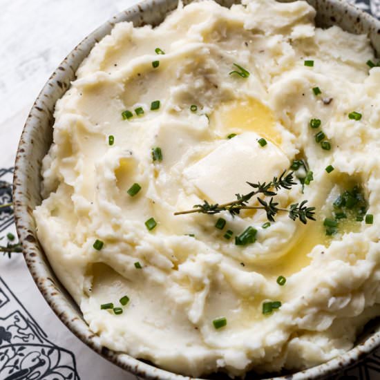 Herb Infused Mashed Potatoes