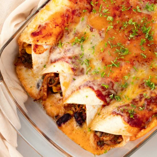 Healthy Chicken Enchiladas Recipe