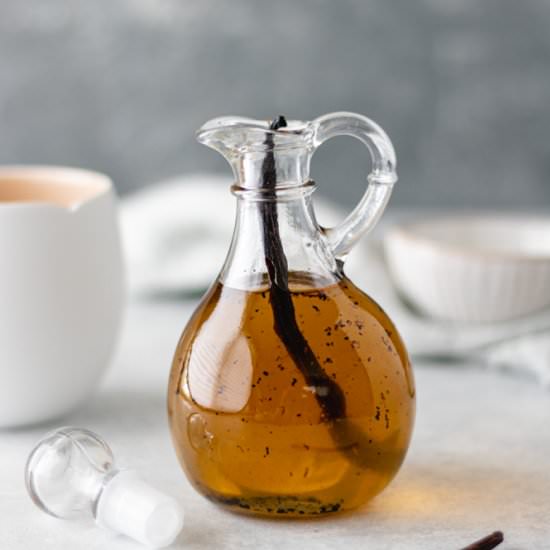 Vanilla Bean Coffee Simple Syrup