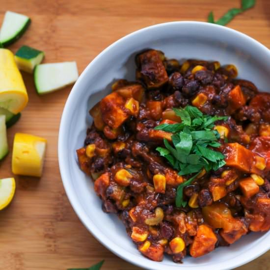 Vegetarian Black Bean Chili