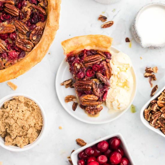Cranberry Pecan Pie