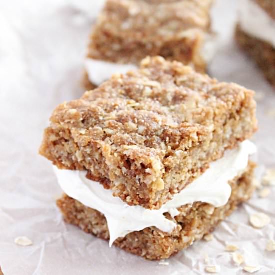 Oatmeal Creme Bars