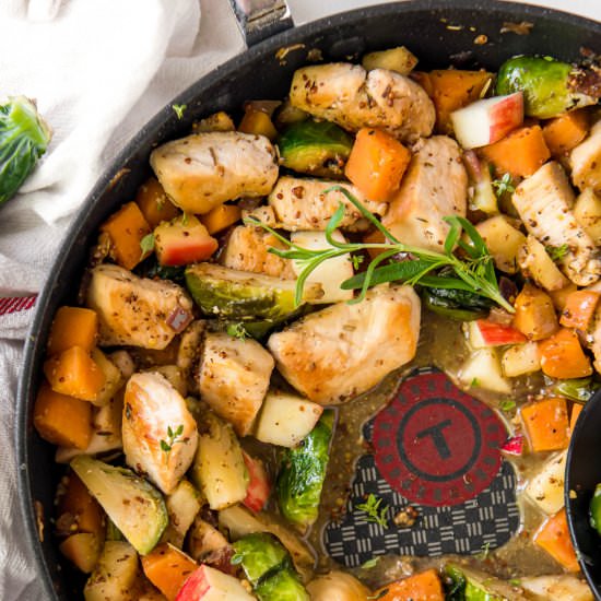 Maple Dijon Chicken Skillet