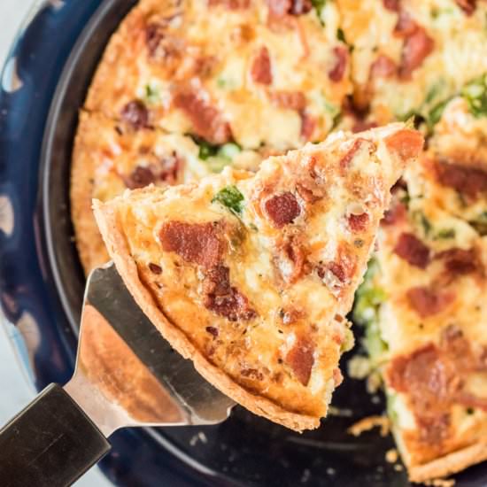 Asparagus Bacon Quiche