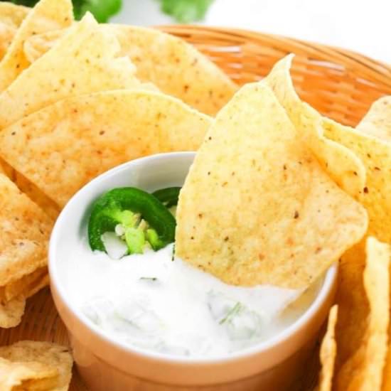 Vegan Jalapeno Ranch Dip