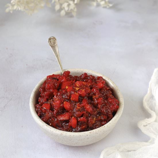 The Best Cranberry & Orange relish