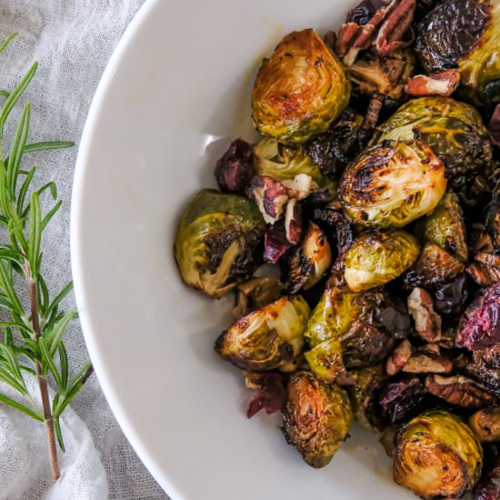 Balsamic Roasted Brussels Sprouts