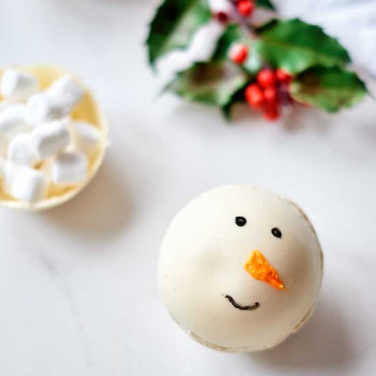 Melting Snowman Hot Chocolate Bomb
