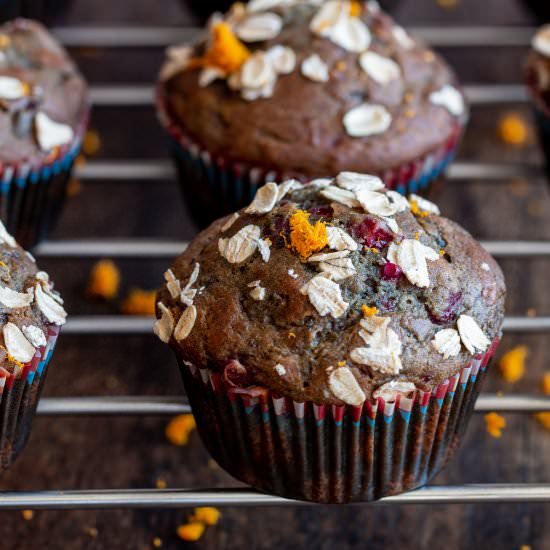 Cranberry Sauce Muffins