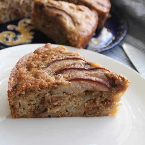 Walnut, Pear and Espresso Cake