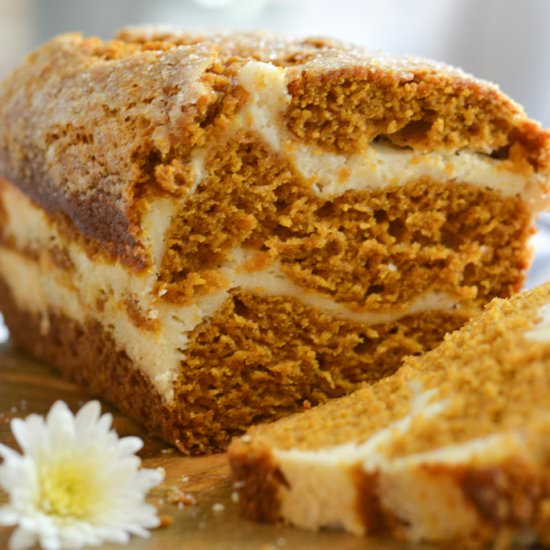 Pumpkin Cream Cheese Bread