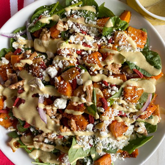 Squash Salad with Truffle Dressing