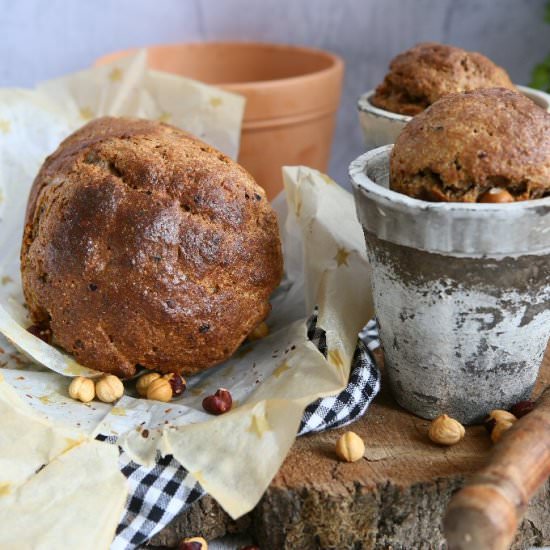 Flower Pot Whole Spelt&Rye Bread