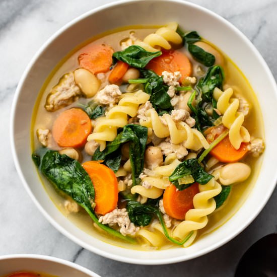 ground turkey soup