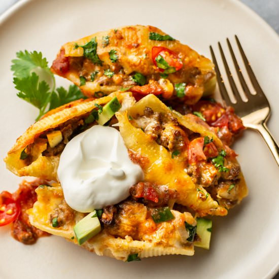 taco stuffed shells