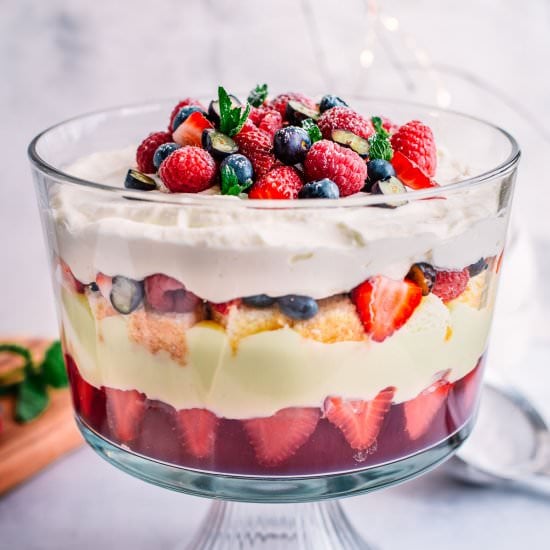 HOLIDAY BERRY TRIFLE