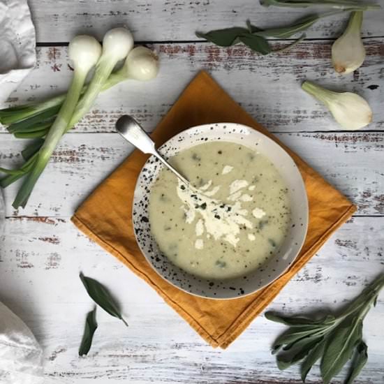 Onion Soup with Sage