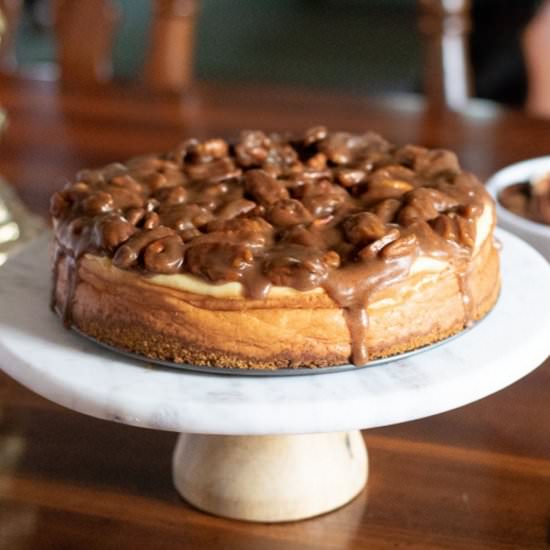 Pecan Pie New York Style Cheesecake