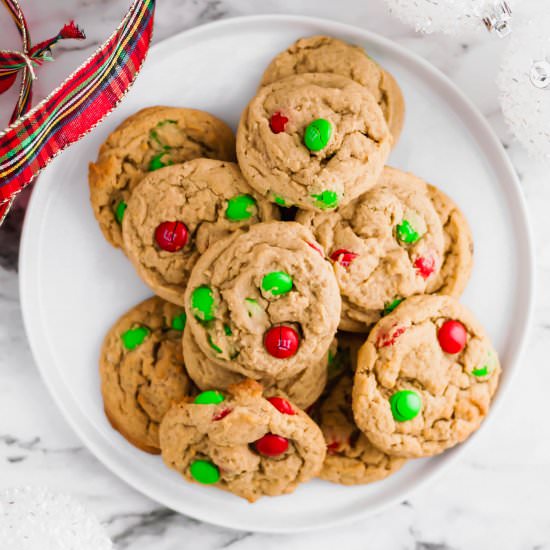 Peanut Butter M&M Cookies