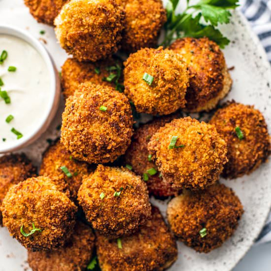 crispy fish croquettes
