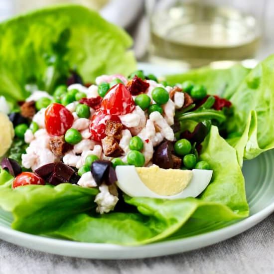Shrimp Salad with Bibb Lettuce