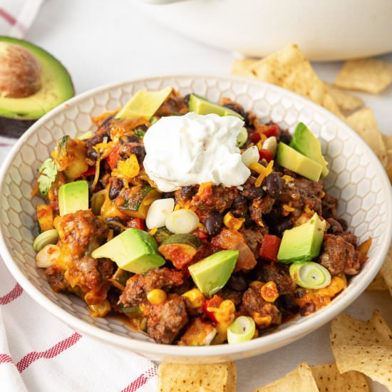 Loaded Taco Skillet