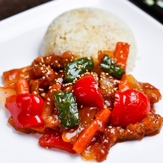 Japanese Subuta Sweet and Sour Pork