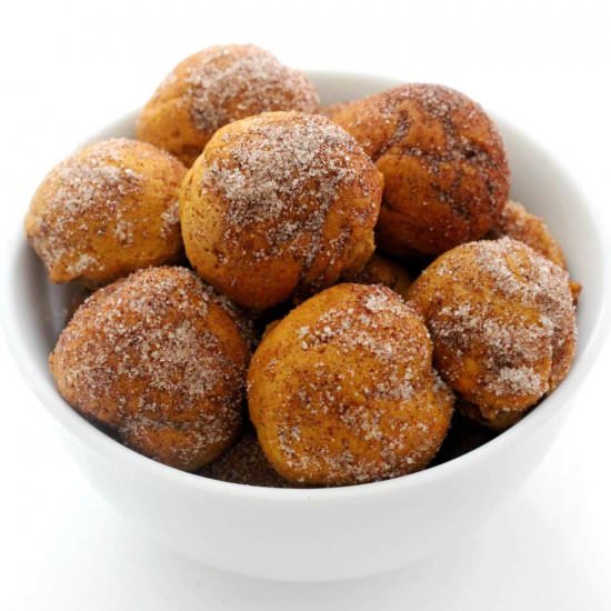 Gluten-Free Pumpkin Donut Holes (Ve