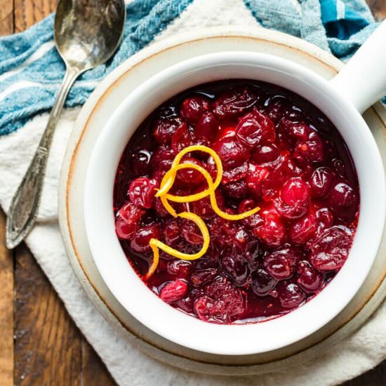 Cranberry Sauce for Two