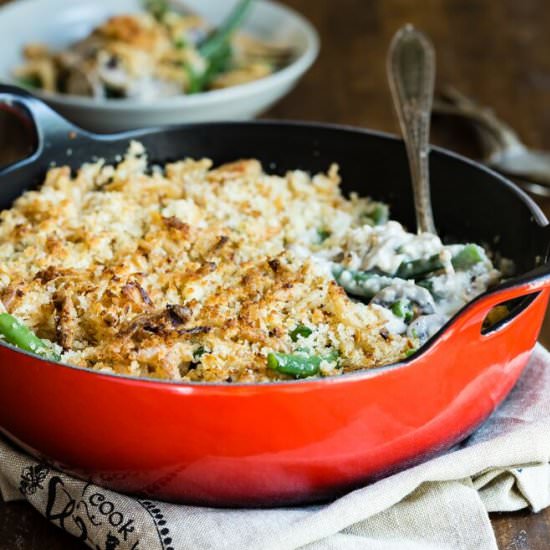 Green Bean Casserole for Two