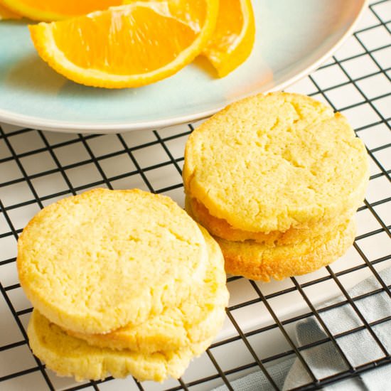 Orange Butter Biscuits