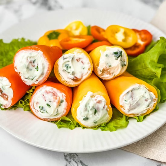 Stuffed Bell Peppers with Salmon