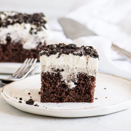 Oreo Poke Cake