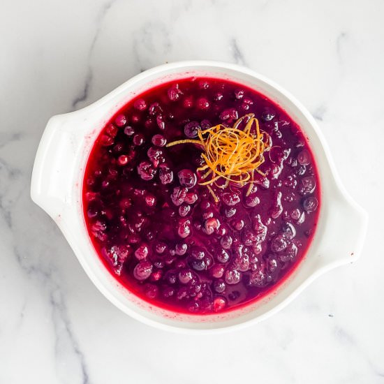 orange ginger cranberry relish