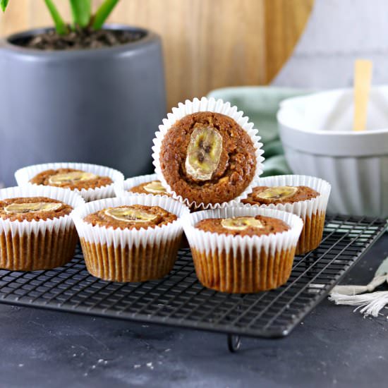 Easy Blender Banana Muffins