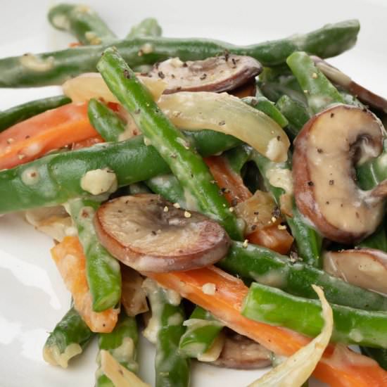 Creamy Healthy Green Beans Recipe