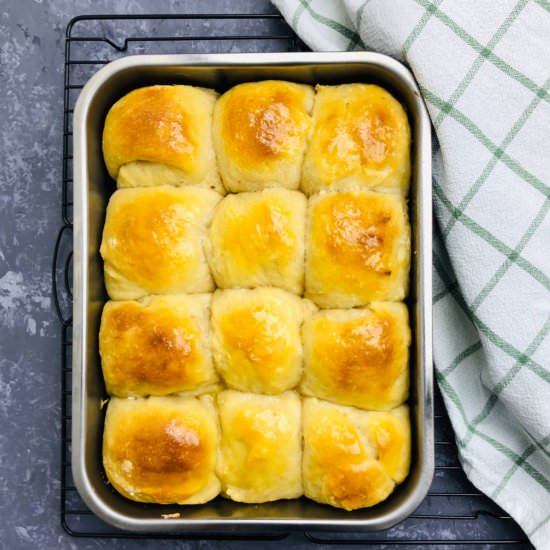 Sourdough dinner rolls