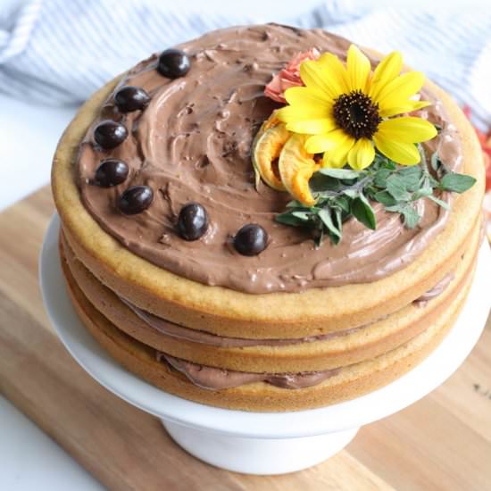 Easy Pumpkin Mocha Cake