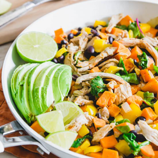 Turkey Sweet Potato Skillet