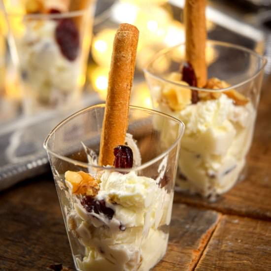 Nutty Cranberry Goat Cheese Shots