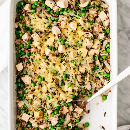 Lighter Turkey Casserole